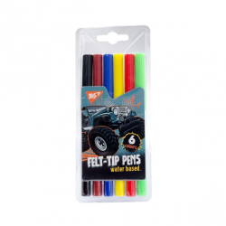 Фломастери  YES 6 кольорів "Off Road"