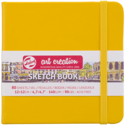 Фото - Блокнот для графіки Talens Art Creation 140г/м2, 12*12см, 80л., Golden Yellow, Royal Talens 54191