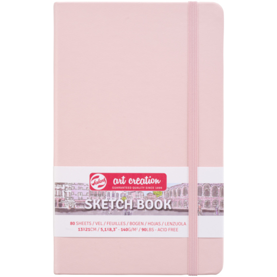 Фото - Блокнот для графіки Talens Art Creation 140г/м2, 13*21см, 80л., Pastel Pink, Royal Talens 54197 Фото - Блокнот для графіки Talens Art Creation 140г/м2, 13*21см, 80л., Pastel Pink, Royal Talens 54197