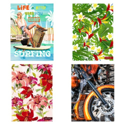 Книга канцелярська А4, . А4, 48 арк. клітинка, кольор. обкл., УФ-лак, CS4248K (центр. шов) в асорт