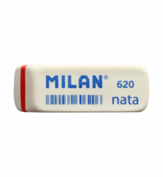 Фото - Гумка прямокут. біл. з фаскою 'TM MILAN' 5,6*1,9*1,2см, mix (уп.20)CPM620 8310 Фото - Гумка прямокут. біл. з фаскою 'TM MILAN' 5,6*1,9*1,2см, mix (уп.20)CPM620 8310
