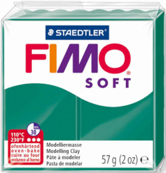 Фото - Пластика Soft, Смарагдова зелена, 57г, Fimo 47262 Фото - Пластика Soft, Смарагдова зелена, 57г, Fimo 47262