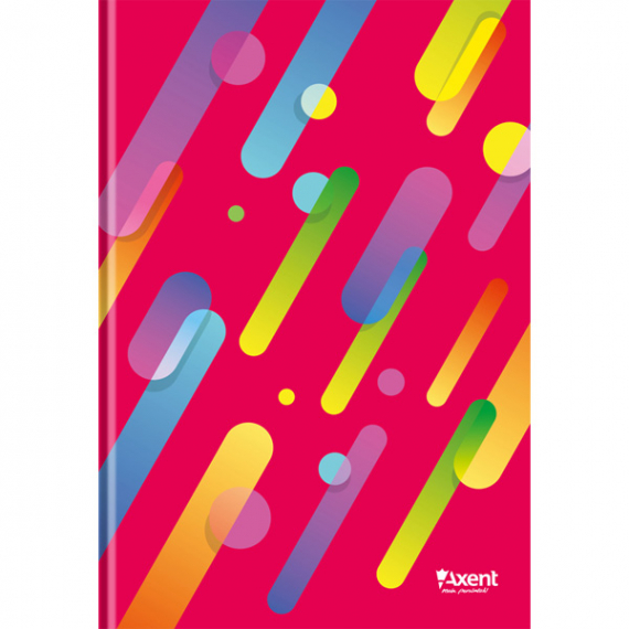 Фото - Книга записна А4 Colour Rain, 96арк., кліт., червоний 34812 Фото - Книга записна А4 Colour Rain, 96арк., кліт., червоний 34812