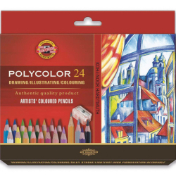 Олівці кольор. художні POLYCOLOR, 24 кол., карт. уп.