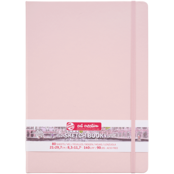Фото - Блокнот для графіки Talens Art Creation 140г/м2, 21*29,7см, 80л., Pastel Pink, Royal Talens 54200 Фото - Блокнот для графіки Talens Art Creation 140г/м2, 21*29,7см, 80л., Pastel Pink, Royal Talens 54200