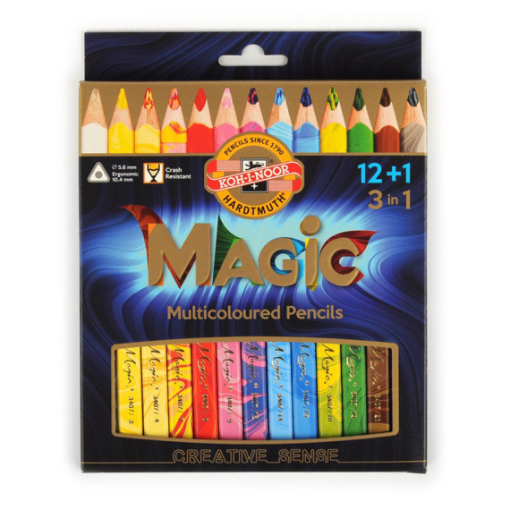 Фото - Олівці кольорові MAGIC, 12 шт.+блендер 10360