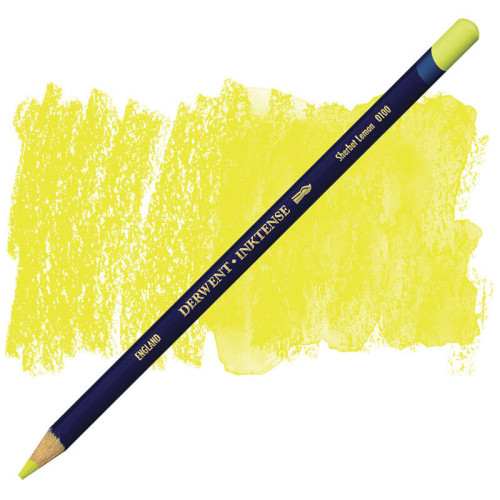 Фото - Олівець чорнильний Inktense (0100), Лимонний, Derwent 57438 Фото - Олівець чорнильний Inktense (0100), Лимонний, Derwent 57438