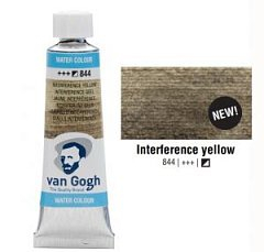 Фото - Фарба акварельна Van Gogh (844), Інтерферентний жовтий, туба 10 мл, Royal Talens 49638 Фото - Фарба акварельна Van Gogh (844), Інтерферентний жовтий, туба 10 мл, Royal Talens 49638