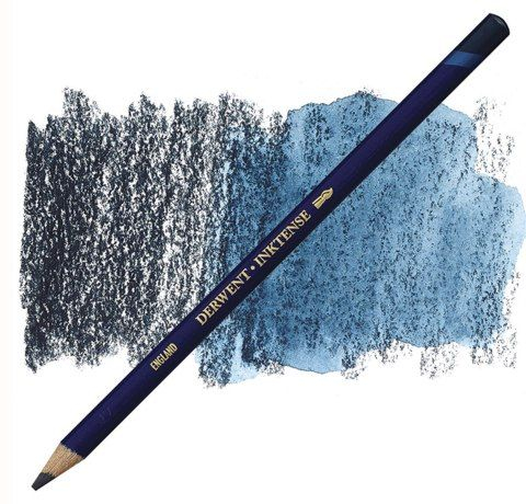 Фото - Олівець чорнильний Inktense (0850), Блакитний темний, Derwent 57394 Фото - Олівець чорнильний Inktense (0850), Блакитний темний, Derwent 57394