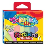 Фото - Пластилін GLOW 6 кольорів COLORINO 25155