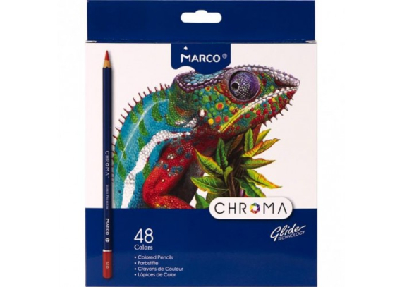 Фото - Олівці MARCO CHROMA 48 кол.,  шестигр, -СтриженьSP- 3,3mm -8010-48CB ( уп3шт) Картон 55742 Фото - Олівці MARCO CHROMA 48 кол.,  шестигр, -СтриженьSP- 3,3mm -8010-48CB ( уп3шт) Картон 55742
