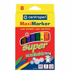 Фото - Фломастери 8770 Maxi Super Washable, набір 8 шт. 9573 Фото - Фломастери 8770 Maxi Super Washable, набір 8 шт. 9573