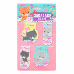 Закладки магнитные "Little meow"