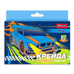 Фото - Крейда кольорова 1Вересня квадратна 24 шт. 'Street race' 62142 Фото - Крейда кольорова 1Вересня квадратна 24 шт. 'Street race' 62142