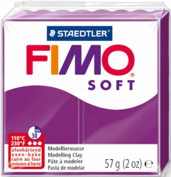 Пластика Soft, Фіолетова, 57г, Fimo