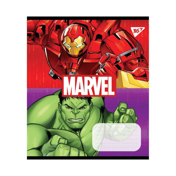 Фото - А5/12 кос. YES Avengers. Double power, зошит учнів.,(уп.25/ящ.500) 57706 Фото - А5/12 кос. YES Avengers. Double power, зошит учнів.,(уп.25/ящ.500) 57706