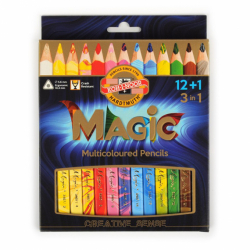 Фото - Олівці кольорові MAGIC, 12 шт.+блендер 10360 Фото - Олівці кольорові MAGIC, 12 шт.+блендер 10360