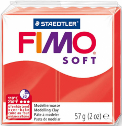 Фото - Пластика Soft, Індійська червона, 57г, Fimo 47250 Фото - Пластика Soft, Індійська червона, 57г, Fimo 47250