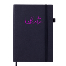 Фото - Блокнот діловий LIBRETA А5, 96 арк., лінія, обкл. штучна шкіра, чорний 61489 Фото - Блокнот діловий LIBRETA А5, 96 арк., лінія, обкл. штучна шкіра, чорний 61489