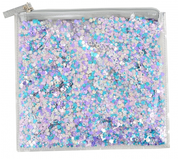 Фото - Косметичка з паєтками велика Sequins, 22*20 39568 Фото - Косметичка з паєтками велика Sequins, 22*20 39568