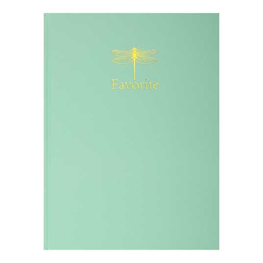 Фото - Книга канцелярська FAVOURITE, PASTEL, А4, 96 арк., клітинка, офсет, тверда ламінюобкл., мЇятна 63101
