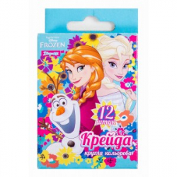 Фото - Мел цветной круглый 12 шт. 'Frozen' 32500 Фото - Мел цветной круглый 12 шт. 'Frozen' 32500