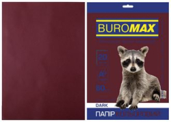 Фото - Папір кольоровий А4, 80г/м2, DARK коричневий, 20л. 63809