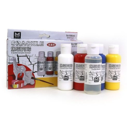 Набор акриловых красок для кракелюра неон 3x100ml AMCA03100F