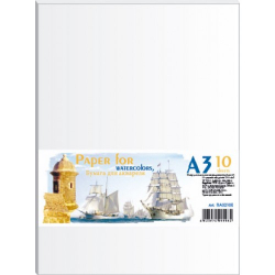 Фото - Папір для акварелі  А3 10 аркушів в ПАКЕТІ (200г/м2 ) ПА3110 (ящ.60)Ofort Standart 27389 Фото - Папір для акварелі  А3 10 аркушів в ПАКЕТІ (200г/м2 ) ПА3110 (ящ.60)Ofort Standart 27389