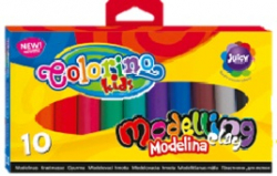 Фото - Пластилін MODELINA 10 кольорів COLORINO 25159 Фото - Пластилін MODELINA 10 кольорів COLORINO 25159