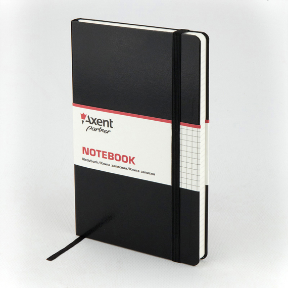 Фото - Книга записна Partner Pro, 130*210, 112арк, кл, чорна 41400 Фото - Книга записна Partner Pro, 130*210, 112арк, кл, чорна 41400