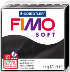 Фото - Пластика Soft, Чорна, 57г, Fimo 47265 Фото - Пластика Soft, Чорна, 57г, Fimo 47265