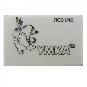 Фото - Гумка для стирання, ЛС01/40, УМКА 20622 Фото - Гумка для стирання, ЛС01/40, УМКА 20622