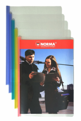 Фото - Папка-файл з бічн. планкою-притиском, 7 мм (40 арк.), А4, РР, 5622 , NORMA (уп.5) 34883