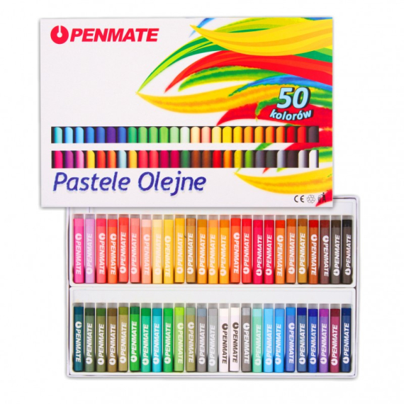 Фото - Пастель олійна 50 кольорів 'Penmate' 15414 Фото - Пастель олійна 50 кольорів 'Penmate' 15414