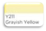 Скетч-маркер двосторонній Y211 - GRAYISH YELLOW