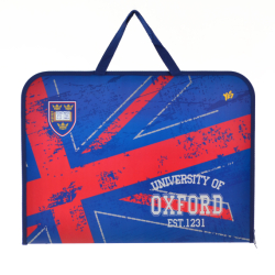 Фото - Папка-портфель на блискавці з тканинними ручками А3 'Oxford' 38352 Фото - Папка-портфель на блискавці з тканинними ручками А3 'Oxford' 38352