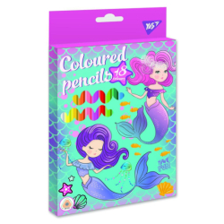 Олівці кольорові YES 18 кол. "Mermaid"