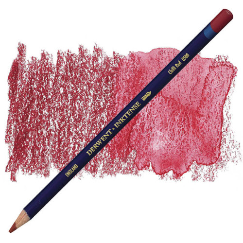 Фото - Олівець чорнильний Inktense (0500), Червоний чилі, Derwent 57418 Фото - Олівець чорнильний Inktense (0500), Червоний чилі, Derwent 57418