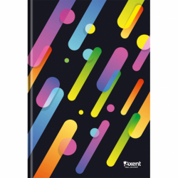 Фото - Книга записна А4 Colour Rain, 96арк., кліт., чорний 34813 Фото - Книга записна А4 Colour Rain, 96арк., кліт., чорний 34813