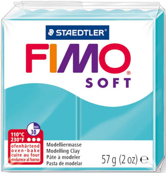 Фото - Пластика Soft, М'ятна, 57г, Fimo 47255 Фото - Пластика Soft, М'ятна, 57г, Fimo 47255