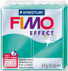 Пластика Effect, Зелена напівпрозора, 57г, Fimo