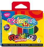 Фото - Пластилін MODELINA 6 кольорів COLORINO 25158 Фото - Пластилін MODELINA 6 кольорів COLORINO 25158