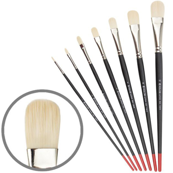 Фото - Пензель Синтетика овальна, Milk 1108FR, №12, д.р. KOLOS/ArtMaster 16061 Фото - Пензель Синтетика овальна, Milk 1108FR, №12, д.р. KOLOS/ArtMaster 16061