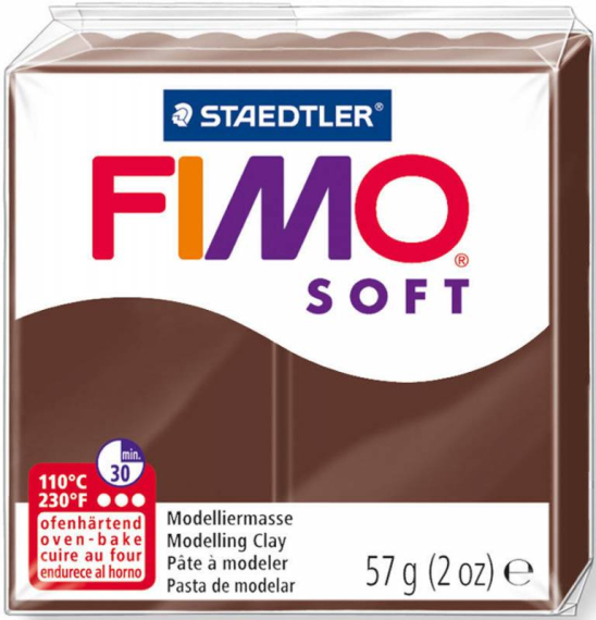 Фото - Пластика Soft, Шоколадна, 57г, Fimo 47266