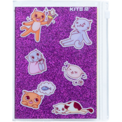 Фото - Блокнот силіконова обкладинка, 80 арк., Purple cats 60501